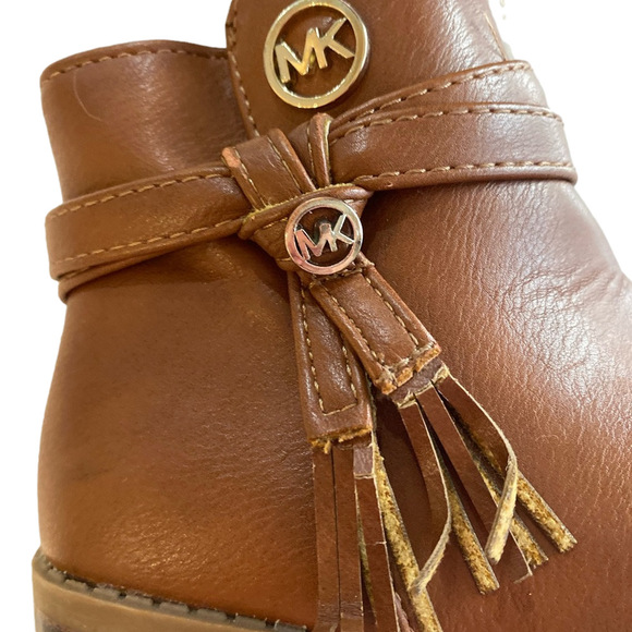 Girls Michael Kors Ankle Boot US Size 6 "Lemoore-T" color Congac - Picture 8 of 9